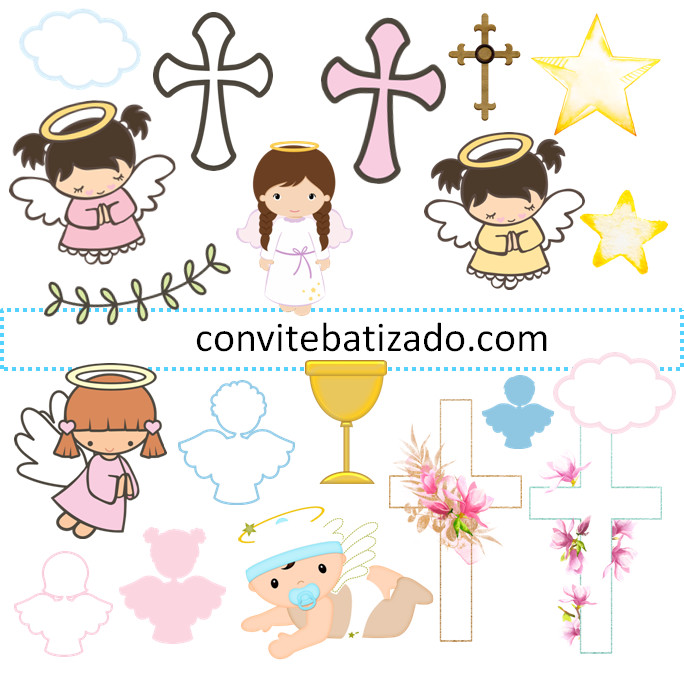 imagens de batizado png grátis com anjinho sem fundo