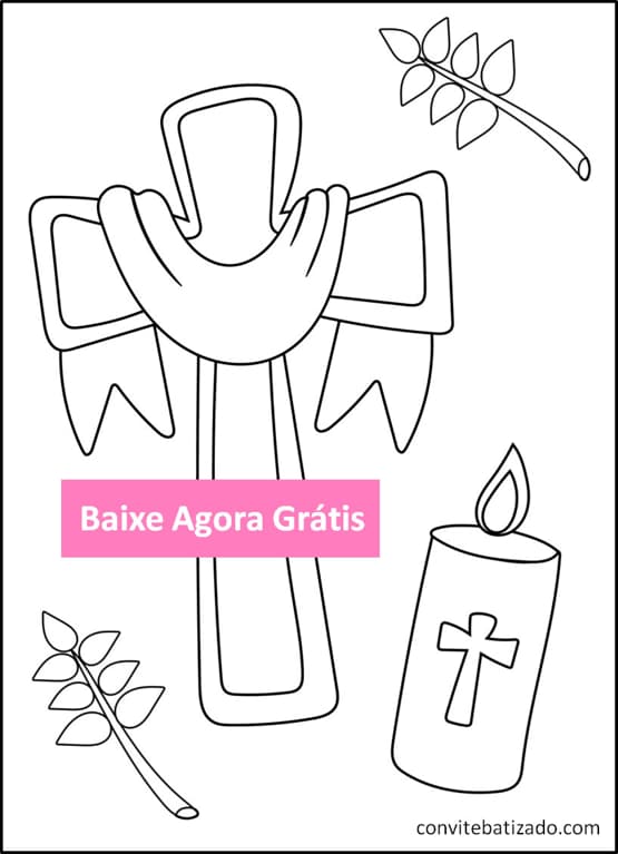 batizado para pintar