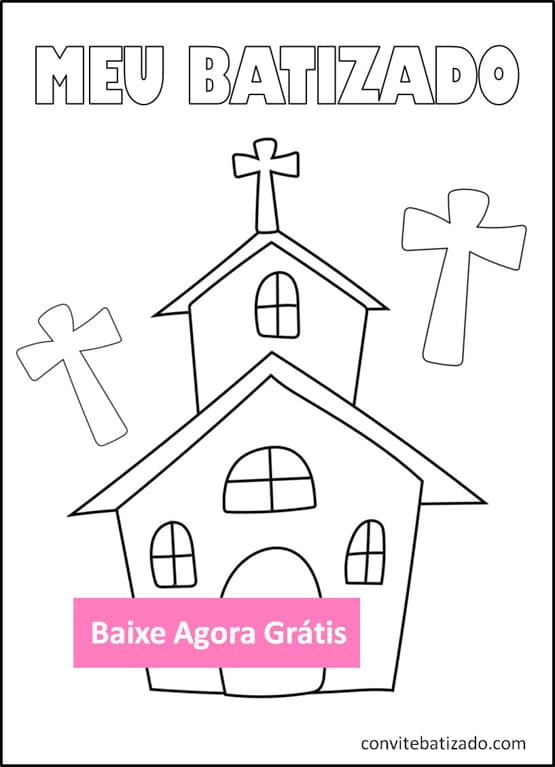 batizado desenho infantil