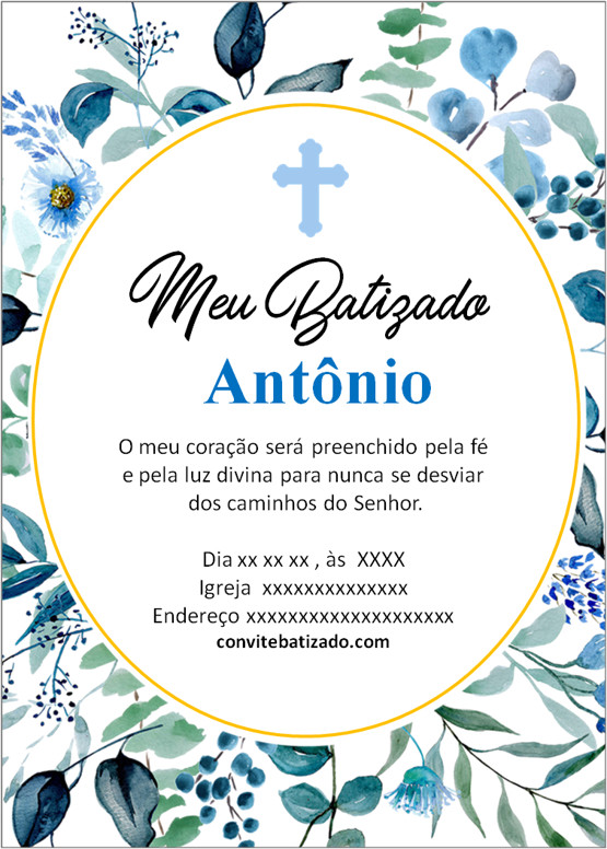 frases convite batizado menino