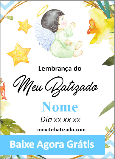 tag batizado anjo
